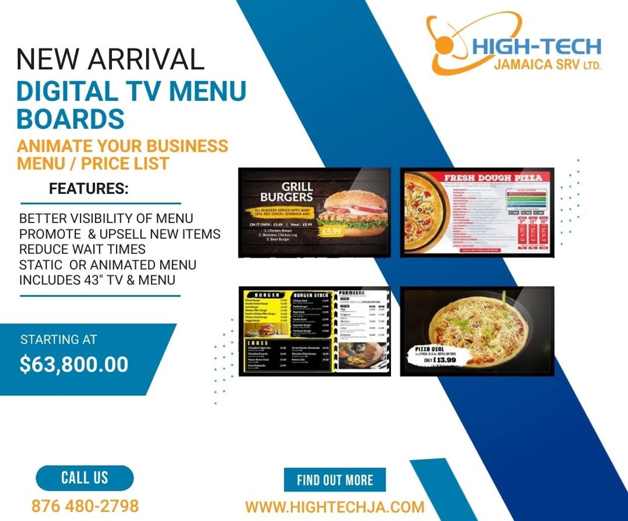 DIGITAL SIGNAGE (MENUS)